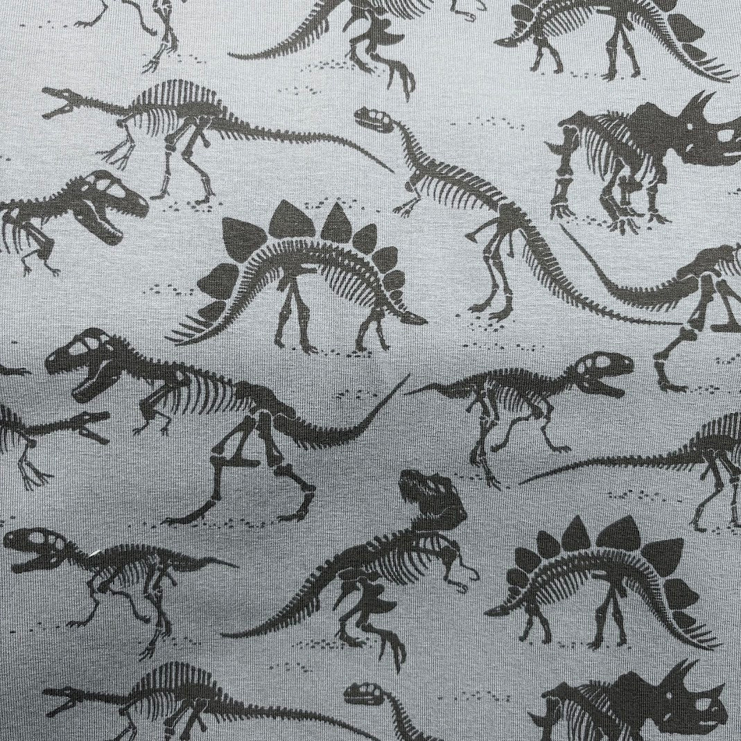 Tyg Dinosaurier Skelett