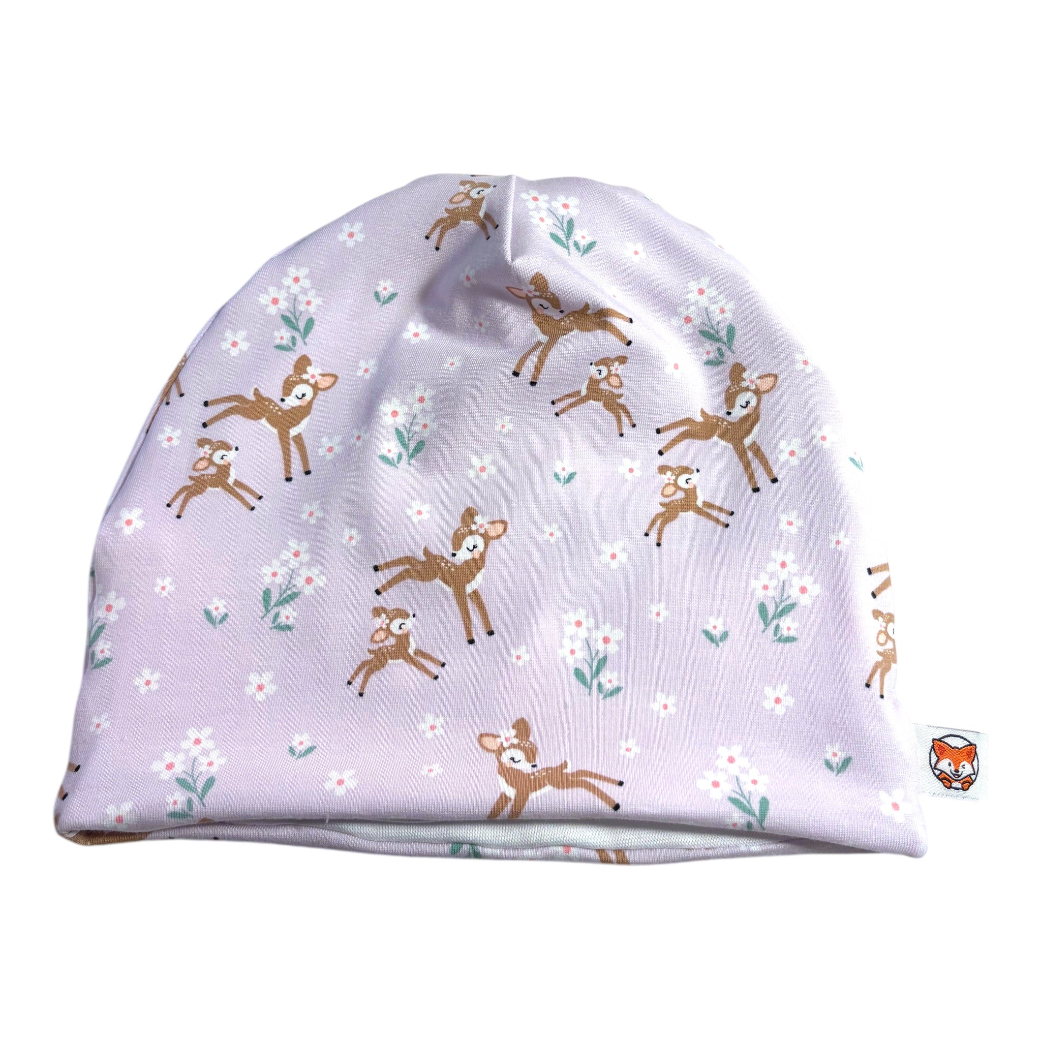 Mössa Rådjur och blommor