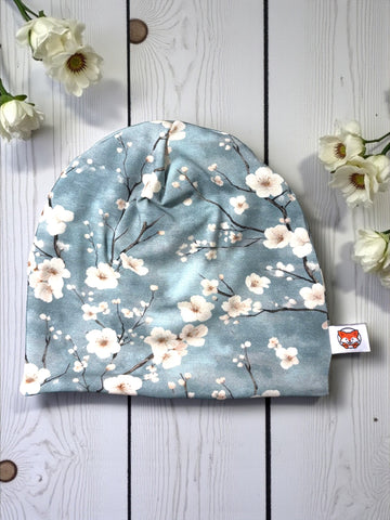 Mössa Blå Körsbärsblom